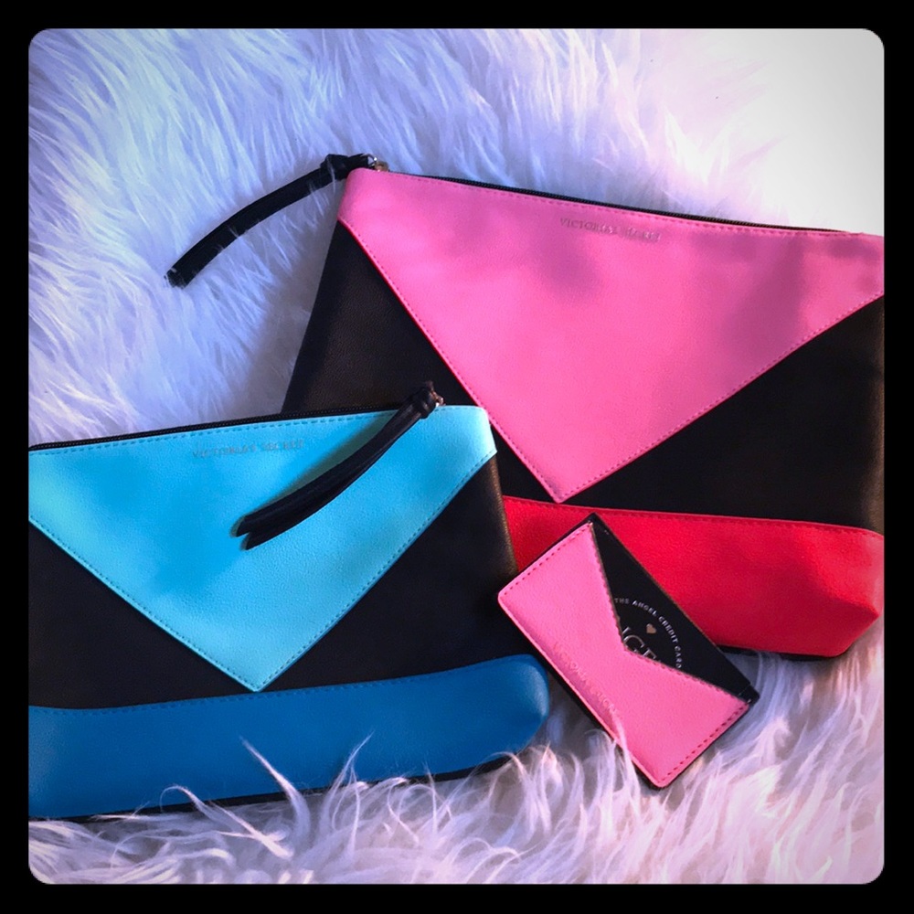 Victoria Secret Color block Bag Set